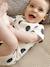 Newborn set of 2 playsuits in organic cotton marl beige 