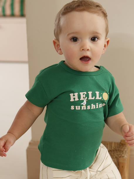 Boys' T-shirt green 