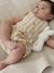 Sleeveless romper for baby boys yellow 