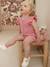 Girl's short jumpsuit rose 