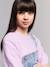 Girl's short-sleeved jumper JONEN lilac+rose 