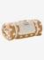 Cotton sleeping bag with polka dots caramel 
