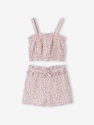Girls-Floral short set for girls 