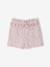 Floral short set for girls printed white 