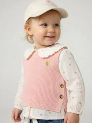 Sleeveless jumper for babies