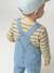 Boys' dungaree set sage green 