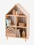 4-cube house shelving unit wood 