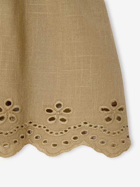 3-piece baby girl set khaki 