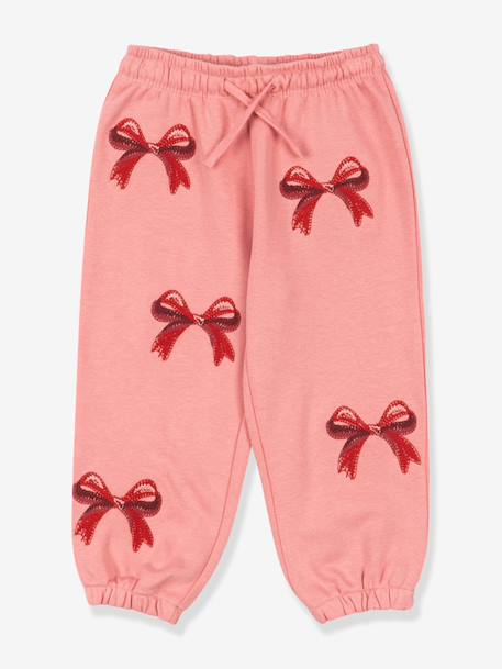 Joggers with bows rose 