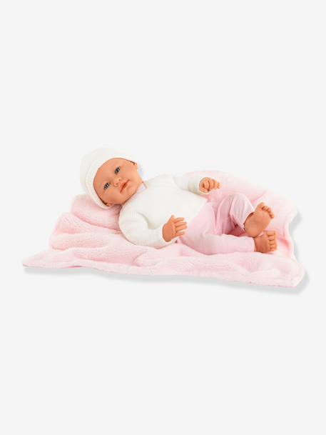 Newborn baby doll 42 cm rose 