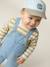 Boys' dungaree set sage green 