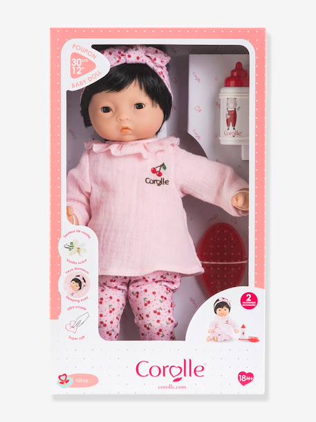 Calin Nina baby doll 30 cm rose 