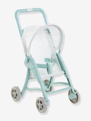 -Doll's pushchair with star print