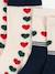 Heart socks white 