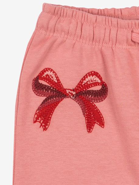 Joggers with bows rose 