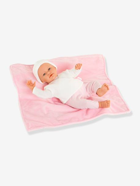 Newborn baby doll 42 cm rose 