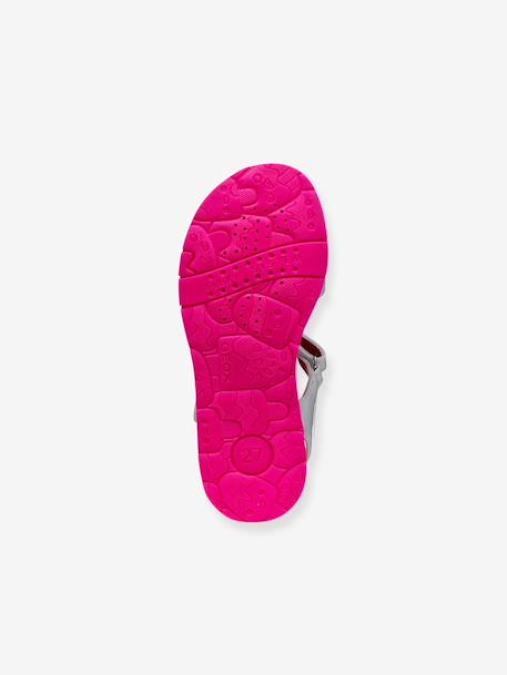 Girls' Joyfoot GEOX sandals fuchsia+white 