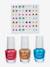 Nail polish and stickers multicoloured 