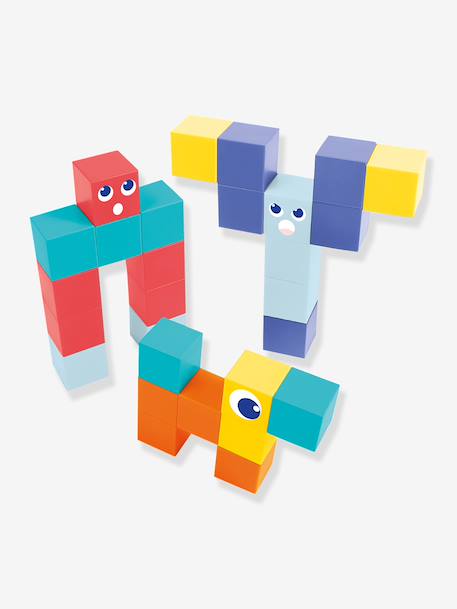 Magnetic cubes 28 pieces multicoloured 