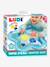 Inflatable star floor mattress multicoloured 