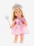 Princess birthday baby dolls set 36 cm rose 