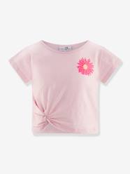 -T-shirt with flowers Happy Girls for girl