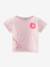 T-shirt with flowers Happy Girls for girl pastel pink 