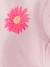 T-shirt with flowers Happy Girls for girl pastel pink 