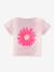 T-shirt with flowers Happy Girls for girl pastel pink 