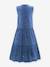 Summer dress with broderie anglaise by Happy Girls for girl denim blue 