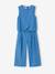 Lightweight denim bermuda shorts and top set medium blue 