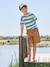 Twill Bermuda Shorts for Boys anthracite+camel 