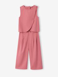 Girls-Set of bermuda shorts and crossover top 
