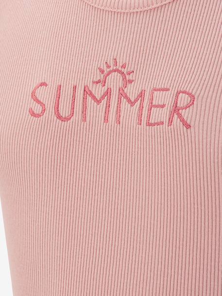 Summer top Happy Girls for girl beige+rosy 