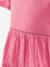 Embroidered dress with tiered ruffles by Happy Girls for girl rose 