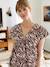 Long nursing dress beige 