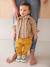 Shirt with Press Studs for Babies taupe 