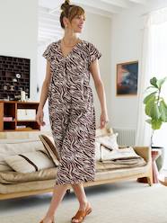 Maternity-Long nursing dress
