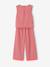 Set of bermuda shorts and crossover top old rose 