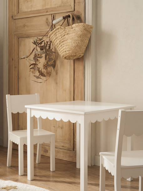 Feston table and chairs for kids white 