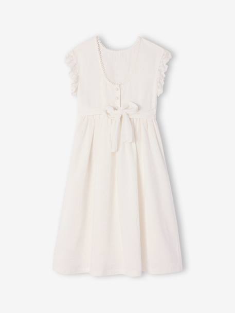 Elegant long dress white 