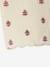 Wide-leg trousers for baby girls in cotton gauze ecru 