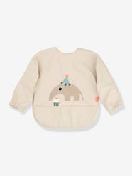 Nursery-Mealtime-Bib with Sleeves & Pockets, by DONE BY DEER 