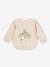 Bib with Sleeves & Pockets, by DONE BY DEER green+sandy beige 