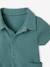 Set of jumpsuit and reversible bucket hat emerald green 