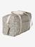 Leopard Changing Bag, Canvas Club printed beige+twine 