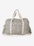 Leopard Changing Bag, Canvas Club printed beige+twine 