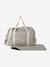 Leopard Changing Bag, Canvas Club printed beige+twine 
