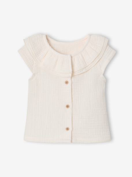 Baby girl's blouse ecru 
