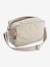 Quilted pushchair bag green+sandy beige 